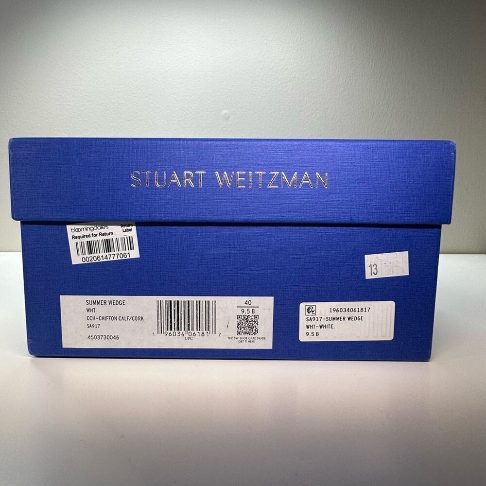 LNWB | Stuart Weitzman | Summer Wedge | White | Size 9.5B - Picture 15 of 16